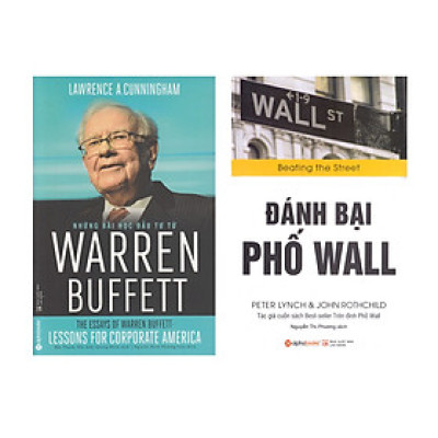 Combo Sách : Đánh Bại Phố Wall + Những Bài Học Đầu Tư Từ Warren Buffett  