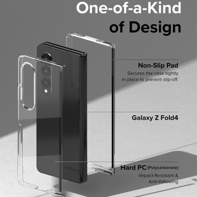Ốp lưng chống sốc trong suốt cho Samsung Galaxy Z Fold 4 hiệu Likgus Crashproof giúp chống chịu mọi va đập - hàng nhập khẩu