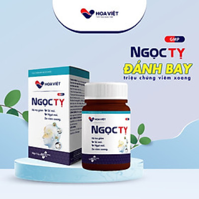 Viêm xoang giảm ngạt mũi sổ mũi Ngọc Tỵ Hoa Việt - Hỗ trợ giảm triệu chứng viêm xoang hiệu quả