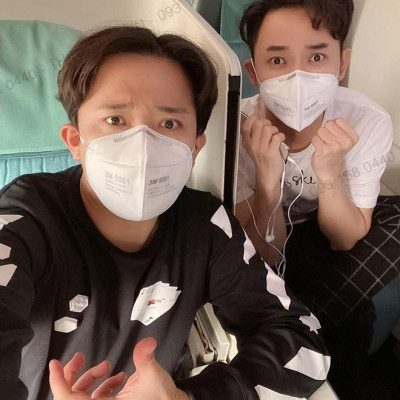 Khẩu trang 3M 9001 - Khẩu trang 3D Mask chống bụi mịn, phòng độc, chống giọt bắn