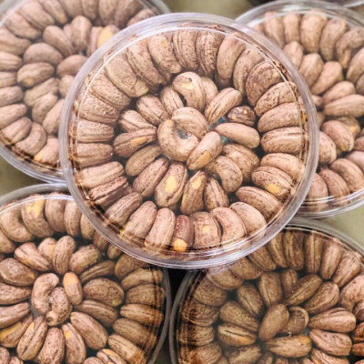 Hạt Điều Rang Muối Bình Phước Nguyên Hạt Size A Cồ Hàng Loại 1 (500Gr)