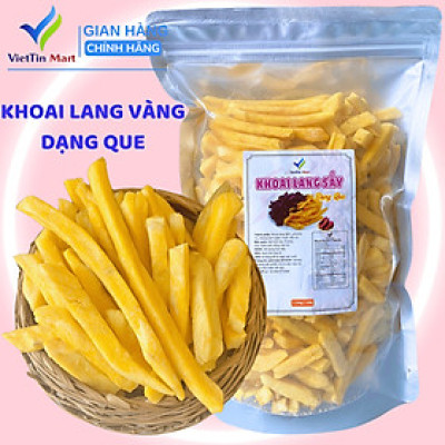 Khoai Lang Vàng Que Sấy Giòn Không Đường VietTin Mart 500g