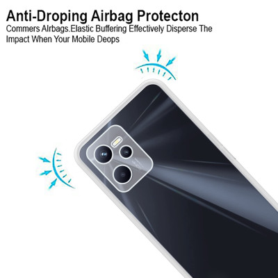 Ốp lưng silicon dẻo cho Oppo Realme C35 hiệu Ultra Thin trong suốt mỏng 0.6mm độ trong tuyệt đối chống trầy xước - Hàng nhập khẩu