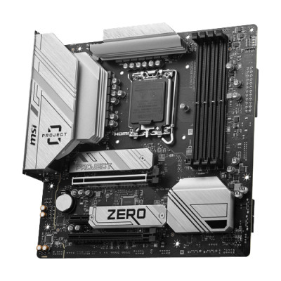 Bo mạch chủ Main MSI B760M PROJECT ZERO Socket LGA 1700 - Hàng Chính Hãng