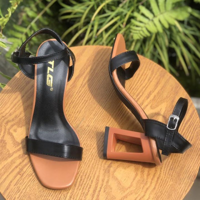 Sandal cao gót da cao cấp hot trend  trẻ trung năng động 21368
