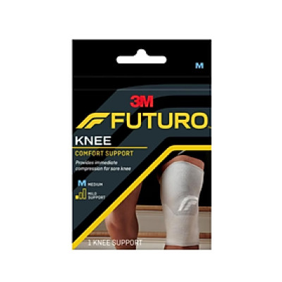 Bó gối thể thao cao cấp 3M Futuro 76587ENR màu xám, size M, 1 chiếc/hộp, thương hiệu Mỹ