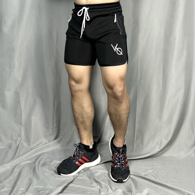 Quần đùi squat nam tập gym DOGYMSHOP thun lạnh co giãn 4 chiều thoáng mát thoải mái khi chơi thể thao QVQS1