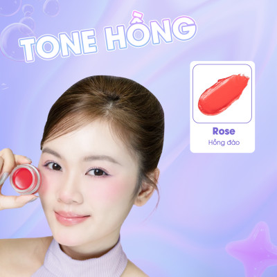 Má Hồng Dạng Kem myKella Trang Điểm Má - Môi - Mắt 3in1