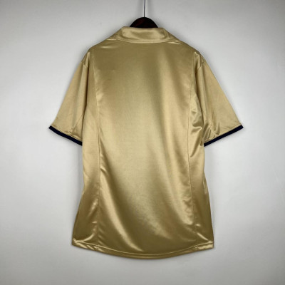 Áo Bóng Đá Retro Barcelona 2002 - Sân Khách bản cao cấp vải Cotton Polyester