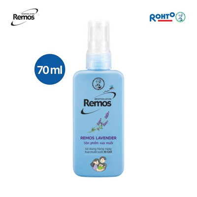 Dung dịch chống muỗi dạng phun sương Rohto Mentholatum Remos Hương Lavender 70ml