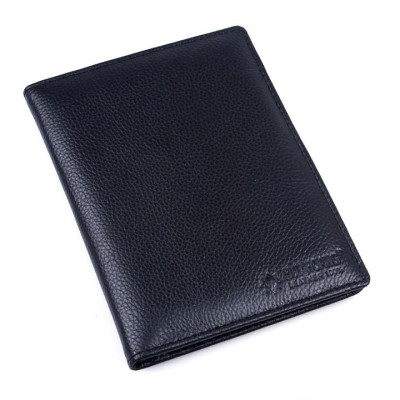 Ví đựng passport da bò Huy Hoàng màu đen HC9105