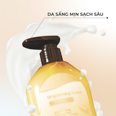 Sữa Tắm Detox Và Sạch Sâu Trilux Chai 280ml, Sáng Da Và Dưỡng Da Với Thành Phần Từ Thiên Nhiên