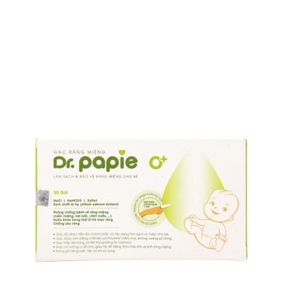 Gạc răng miệng Dr.papie (30 gói/hộp)