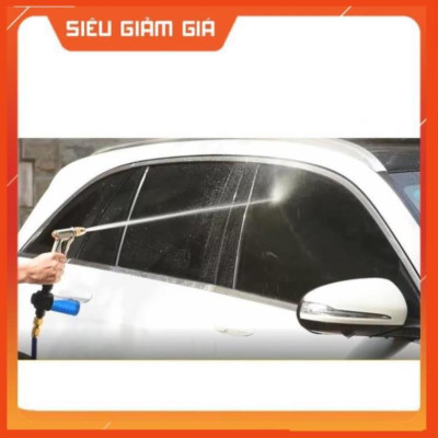 Bộ dây vòi xịt nước rửa xe, tưới cây . tăng áp 3 lần, loại 3m,5m 206318Lđầu đồng, cút,nối nhựa đen+ tặng mở chai