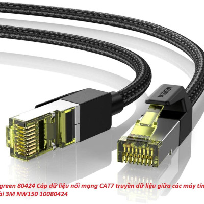 Ugreen UG80424NW150TK 3M CAT7 OD5.5mm cáp mạng truyền dữ liệu giữa các máy tính - HÀNG CHÍNH HÃNG