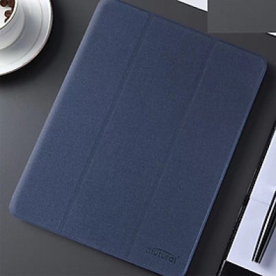 Bao da chống sốc canvas cho iPad Air 6 M2 11 inch hiệu Mutural Yashi Series trang bị ngăn đựng bút, thiết kế tản nhiệt, hỗ trợ smartsleep - hàng nhập khẩu