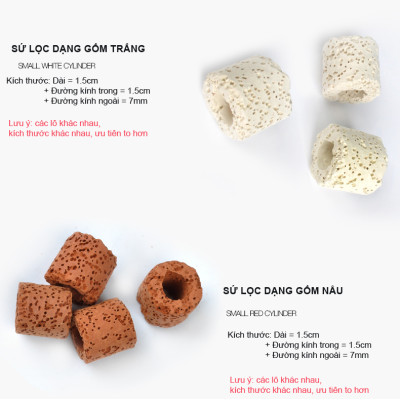 Sứ Lọc Bể Cá túi 1KG + Phân nền SMEKONG 2KG trồng cây thủy sinh hồ cá