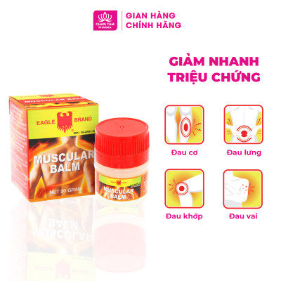 [Chính Hãng Singapore] COMBO 3 Lọ Cao Xoa Bóp Con Ó Muscular Balm 20g - Giảm Đau Cơ Hiệu Quả