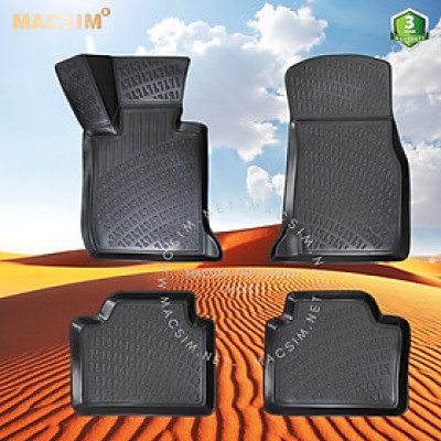 Thảm lót sàn ô tô nhựa TPU Silicon BMW 320i/325i E90/ E91/ E92/E93 2006-2013 Nhãn hiệu Macsim