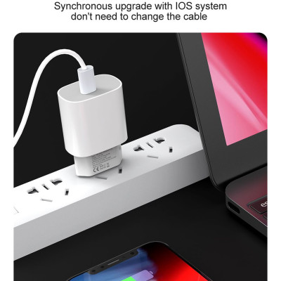 Củ sạc nhanh Devia Smart chuẩn EU- PD 20W- EA268 - hàng chính hãng