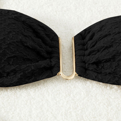 Bộ Đồ Bơi Bikini Màu Sắc Thanh Lịch Cho Nữ
