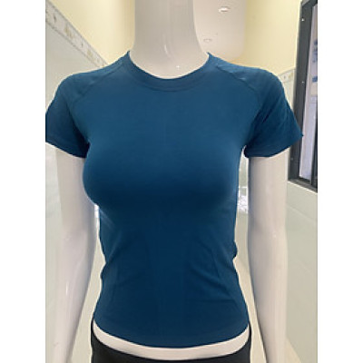 Áo Thun Nữ Cộc Tay Vải Polyester Cao Cấp Thấm Hút Mồ Hôi Tốt,Vải Xịn K Bai K Nhão