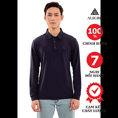 Áo Thun Nam Dài Tay Aligro Chất Liệu Cotton Cao Cấp, Siêu Mềm Mại, Dày Dặn, Cực Dễ Chịu, Thấm Hút Tốt ALGAPD055