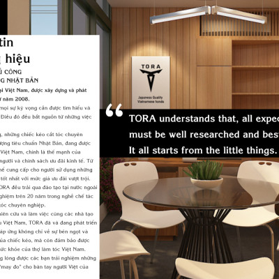 Kéo cắt tóc TORA CR-60