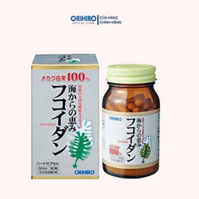 Tảo Fucoidan Orihiro 90 viên (BẢO HÀNH 3 THÁNG) viên nhỏ dễ uống