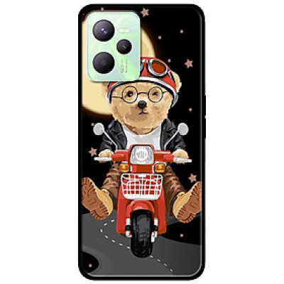 Ốp lưng dành cho Realme C35 - Realme Narzo 50A Prime mẫu Gấu Chạy Xe