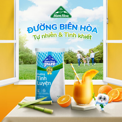 Combo 2 Đường túi Pure Biên Hòa 1kg/túi