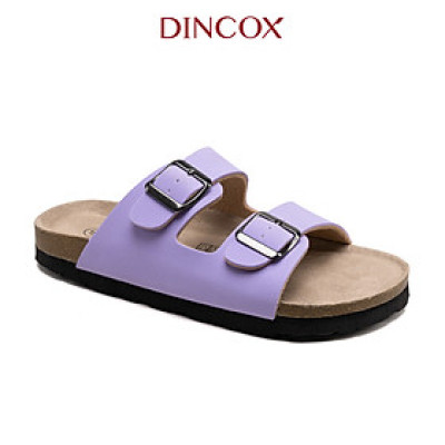 Dép Đế Trấu Nữ 2 Khóa Navy DC01 - EVA Dincox