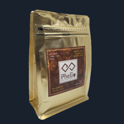 Cà Phê Rang Xay Mộc PheGo - 100% Robusta Thượng Hạng (250gr)