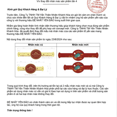 Yến Khánh Hòa - Yến Thô Đảo [Hộp 50g] - Đệ Nhất Yến Đảo - Tăng cường sức đề kháng - Bổ phổi - Hỗ trợ điều trị ung thư - Điều hòa huyết áp - Cải thiện giấc ngủ - Bổ khí dưỡng nhan - Tăng cường sinh lực nam nữ