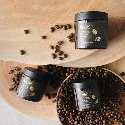 Combo Cà phê đắk lắk Tẩy da chết Body cocoon 200ml + Tẩy da chết Mặt cocoon 150ml