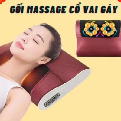 SIÊU PHẨM GỐI MASSAGE CỔ VAY GÁY 20 BI MASSAGE THƯ GIÃN HẾT ĐAU CỔ VAY GÁY 