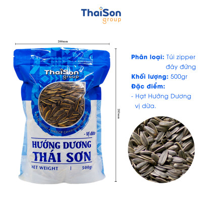 Hạt Hướng Dương Sạch Thái Sơn Gia Lai tẩm vị dừa bì 500Gr HHD05