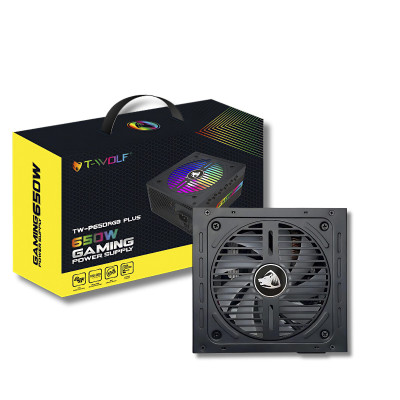 Nguồn Máy Tính T-Wolf  TW-P650RGB Plus 650W – Hàng Chính Hãng