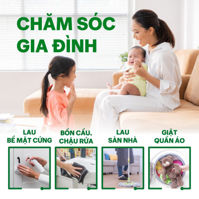 Combo 6 Dung dịch diệt khuẩn đa năng Dettol 1L