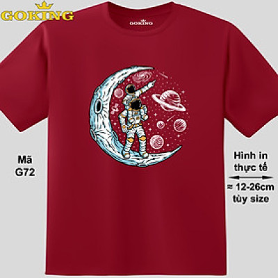 Cha & Con, mã G72. Áo thun hàng hiệu GOKING, form unisex cho nam nữ, trẻ em, bé trai gái. Áo phông in hình đẹp. Quà tặng cao cấp cho gia đình, cặp đôi, hội nhóm, doanh nghiệp