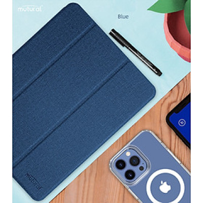Bao da hiệu Mutural kèm khay đựng bút DÀNH CHO iPad Mini 6  - Hàng nhập khẩu