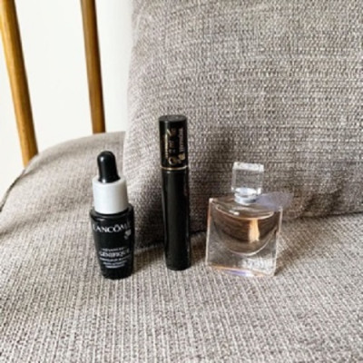 Set mini Lancome La Vie Est Belle EDP 5ml & serum & mascara
