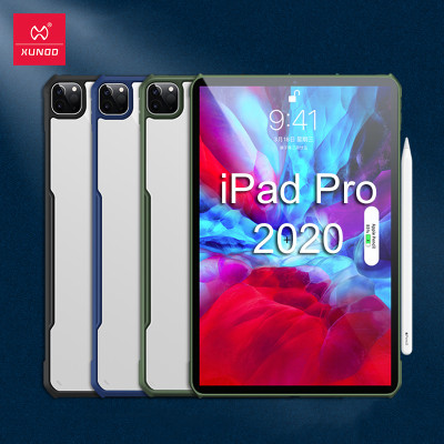Ốp lưng thể thao chống sốc mỏng 8.8mm cho iPad Pro 11 2021 Chip M1 / iPad Pro 11 2020 hiệu XUNDD Beetle Series Gen 2 mặt lưng trong suốt viền màu chết liệu TPU bảo vệ toàn diện - hàng nhập khẩu
