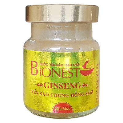 Bộ 10 lọ Yến sào Bionest Ginseng hồng sâm cao cấp