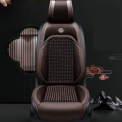 TỰA LƯNG LÓT GHẾ Ô TÔ, XE HƠI HẠT GỖ CHỐNG NÓNG, TRƯỢT VÀ MASSAGE CAO CẤP.