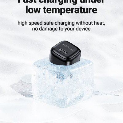 Sạc Acefast 12W 1 cổng USB-A (US) - DA1 Hàng chính hãng Acefast