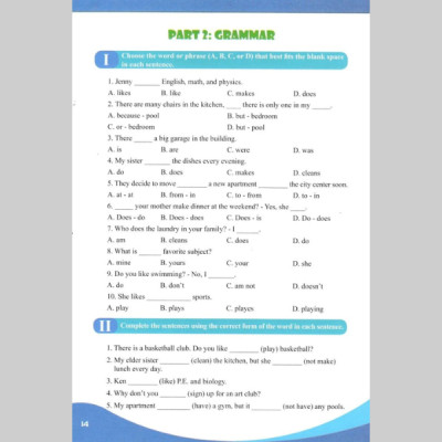 Bài Tập Bổ Trợ Toàn Diện Tiếng Anh Lớp 6