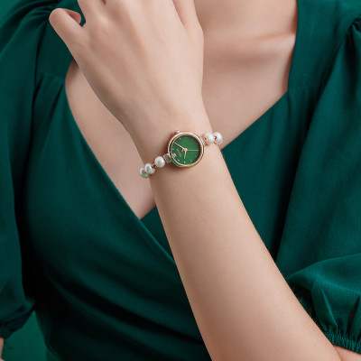 Đồng hồ nữ Julius JA-1346 Hàn Quốc dạng lắc tay ngọc trai xinh xắn