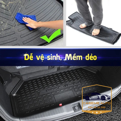 Lót Cốp Nhựa Xe Toyota Yaris Cross 2024, Bản Xăng, Khay Lót Cốp Nhựa Chống Nước, Nhựa Dẻo TPO Bền Bỉ - Hàng Nhập Khẩu