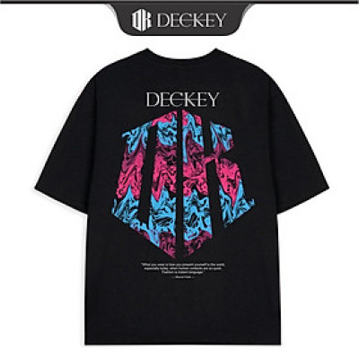 Áo Thun Cotton Unisex Nam Nữ Form Rộng DECKEY COLOR